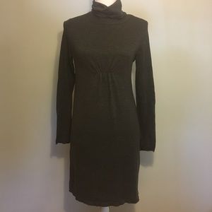 Lightweight turtleneck sweater dress